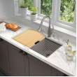 Transolid Aversa AUDD3120-12-KIT Radius All-In-One Undermount Kitchen Sink Kit