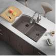 Transolid Aversa AUDD3120-12-KIT Radius All-In-One Undermount Kitchen Sink Kit