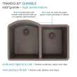 Transolid Aversa AUDD3120-12-KIT Radius All-In-One Undermount Kitchen Sink Kit
