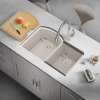 Transolid Aversa AUDD3120-16-KIT Radius All-In-One Undermount Kitchen Sink Kit