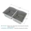 Transolid Aversa AUDD3120-17-KIT Radius All-In-One Undermount Kitchen Sink Kit