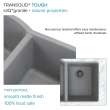 Transolid Aversa AUDD3120-17-KIT Radius All-In-One Undermount Kitchen Sink Kit