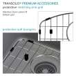Transolid Aversa AUDD3120-17-KIT Radius All-In-One Undermount Kitchen Sink Kit