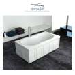 Transolid Brookfield 60-in L x 32-in W x 19-in H Resin Stone Drop-in/Undermount Bathtub with end drain, in White