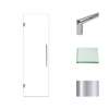 Transolid EHTA247610C-T-PC Elizabeth 24-in W x 76-in H Hinged Shower Door in Polished Chrome with Clear Glass