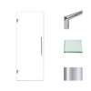 Transolid EHTA297610C-T-PC Elizabeth 29-in W x 76-in H Hinged Shower Door in Polished Chrome with Clear Glass