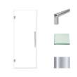 Transolid EHTA307610C-T-PC Elizabeth 30-in W x 76-in H Hinged Shower Door in Polished Chrome with Clear Glass