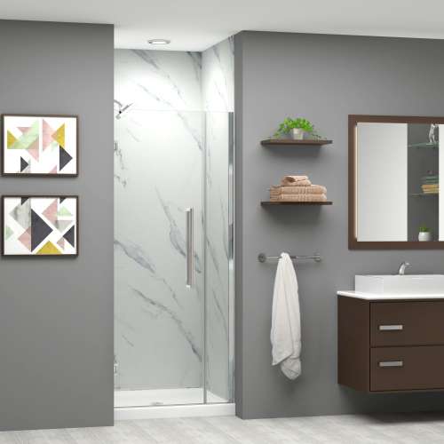 Transolid EHTB32267610C-T-M Elizabeth 32-in W x 76-in H Hinged Shower Door