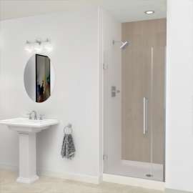 Transolid EHTB34287610C-T-M Elizabeth 34-in W x 76-in H Hinged Shower Door