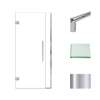 Transolid EHTB35297610C-T-PC Elizabeth 35-in W x 76-in H Hinged Shower Door in Polished Chrome with Clear Glass
