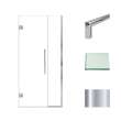Transolid EHTB365247610C-T-PC Elizabeth 36.5-in W x 76-in H Hinged Shower Door in Polished Chrome with Clear Glass