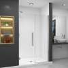 Transolid EHTB50267610C-T-PC Elizabeth 50-in W x 76-in H Hinged Shower Door in Polished Chrome with Clear Glass