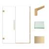 Transolid EHTB54247610C-T-CB Elizabeth 54-in W x 76-in H Hinged Shower Door in Champagne Bronze with Clear Glass