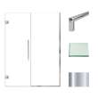 Transolid EHTB56267610C-T-PC Elizabeth 56-in W x 76-in H Hinged Shower Door in Polished Chrome with Clear Glass