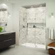 Transolid EHTF66247610C-T-PC Elizabeth 66-in W x 76-in H Hinged Shower Door in Polished Chrome with Clear Glass