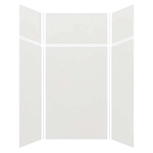 Transolid Expressions 48-in X 48-in X 96-in  Glue to Wall Shower Wall Kit