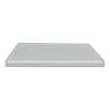 Transolid FL4832L-39 FL-Series Linear 48-in x 32-in Rectangular Alcove Shower Base with Left Hand Drain in Grey