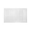 Transolid Linear 48-in x 36-in Rectangular Alcove Shower Base with Right Hand Drain
