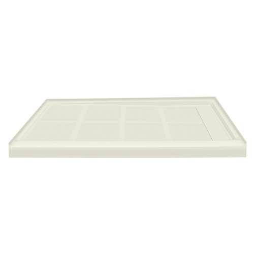 Transolid Linear FL4836R-32 48-in x 36-in Rectangular Alcove Shower Base with Right Hand Drain in Cameo