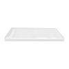 Transolid Linear 60-in x 34-in Rectangular Alcove Shower Base with Left Hand Drain