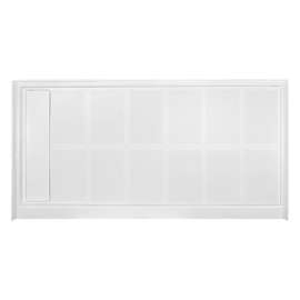 Transolid Linear 60-in x 34-in Rectangular Alcove Shower Base with Left Hand Drain - In Multiple Colors