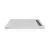 Transolid FSC6034R-87 60-in x 34-in Cast Solid Surface Shower Base With Right Hand Drain, Concrete