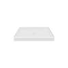 Transolid FSL3636C-01 36-in x 36-in Cast Solid Surface Low Profile Shower Base with Concealed Center Drain, White 