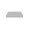 Transolid FSL3636C-87 36-in x 36-in Cast Solid Surface Low Profile Shower Base with Concealed Center Drain, Concrete 