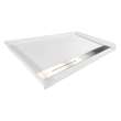 Transolid FTD6032-31 61.5-in x 33.5-in Trench Drain Shower Base, White