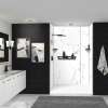 Transolid K-J30-SSC-MB Transolid K-J30-SSC-MB Jocelyn Grab Bar Shelf and Corner Shower Shelf Kit; Matte Black