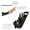Transolid JGBS20-MB Transolid JGBS20-MB Jocelyn 20-in Grab Bar Shelf; Matte Black
