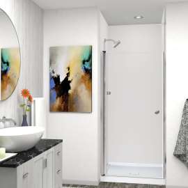 Transolid LSD347006C-M Lyna 34-in x 70-in Pivot Shower Door