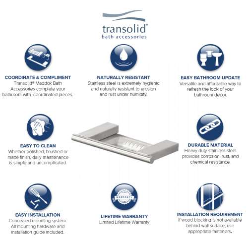 Transolid Maddox Soap Dish