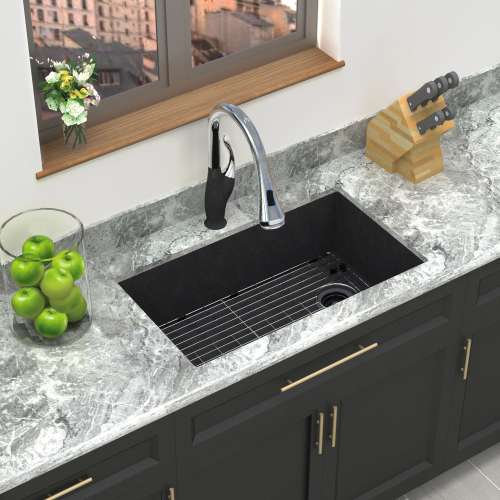 Radius RUSS3118-09-KIT Radius Radius All-In-One Undermount Kitchen Sink Kit
