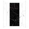 Transolid TWKE603696-SKI01GBKI03G Titan 60"x 36"x 96" Eco Shower Wall Trimmable Kit, White/Black Caruso