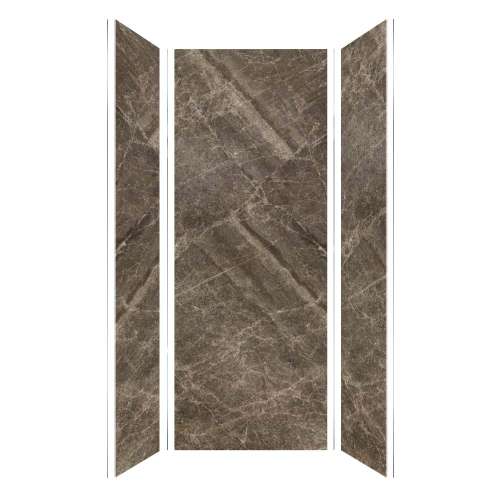 Transolid TWK363696-KI82H Titan 39-in x 39-in x 96-in Shower Wall Trimmable Kit, Sahara (Honed)