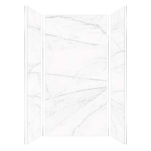 Transolid TWK483696-KI58G Titan 48-in x 39-in x 96-in Shower Wall Trimmable Kit, Summit (Glossy)
