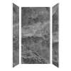 Transolid TWK483696-KI63H Titan 48-in x 39-in x 96-in Shower Wall Trimmable Kit, Maelstrom Grey (Honed)