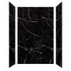 Transolid TWKE603696-KI03G Titan 60-in x 36-in x 96-in Eco Shower Wall Trimmable Kit, Black Caruso (Glossy)