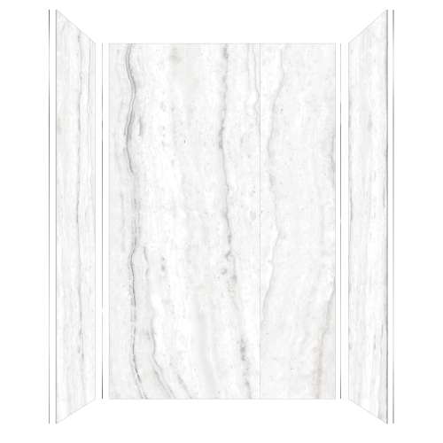 Transolid TWKE603696-KI31G Titan 60-in x 36-in x 96-in Eco Shower Wall Trimmable Kit, Savanna Grey (Glossy)