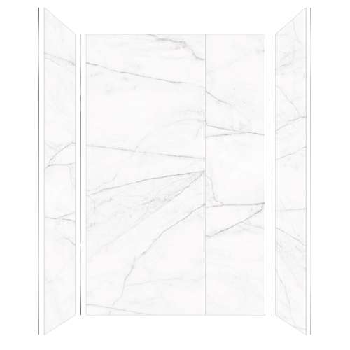 Transolid TWKE603696-KI58G Titan 60-in x 36-in x 96-in Eco Shower Wall Trimmable Kit, Summit (Glossy)