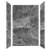 Transolid TWKE603696-KI63G Titan 60-in x 36-in x 96-in Eco Shower Wall Trimmable Kit, Maelstrom Grey (Glossy)