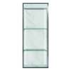 Transolid Studio 34.5-in. Recessed Solid Surface Shower Storage Pod STVL3414-SS91