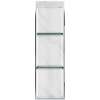 Transolid Studio 46.5-in. Recessed Solid Surface Shower Storage Pod STVL4614-SS91