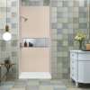 Transolid SaraMar 36-In X 48-In X 96-In Glue to Wall 3-Piece Shower Wall Trimmable Kit