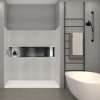 Transolid SaraMar 36-In X 60-In X 72-In Glue to Wall 3-Piece Shower Wall Trimmable Kit