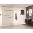 Transolid SWK603696-28V SaraMar 60-in x 36-in x 96-in Glue to Wall 3-Piece Shower Wall Trimmable Kit, Cashew Velvet