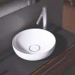 Transolid Abigail Vitreous China 16.5-in Round Vessel Sink
