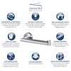Transolid Turin TPH-BS Paper Holder, In Brushed Stainless