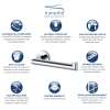 Transolid Turin TPH-PC Paper Holder, In Polished Chrome